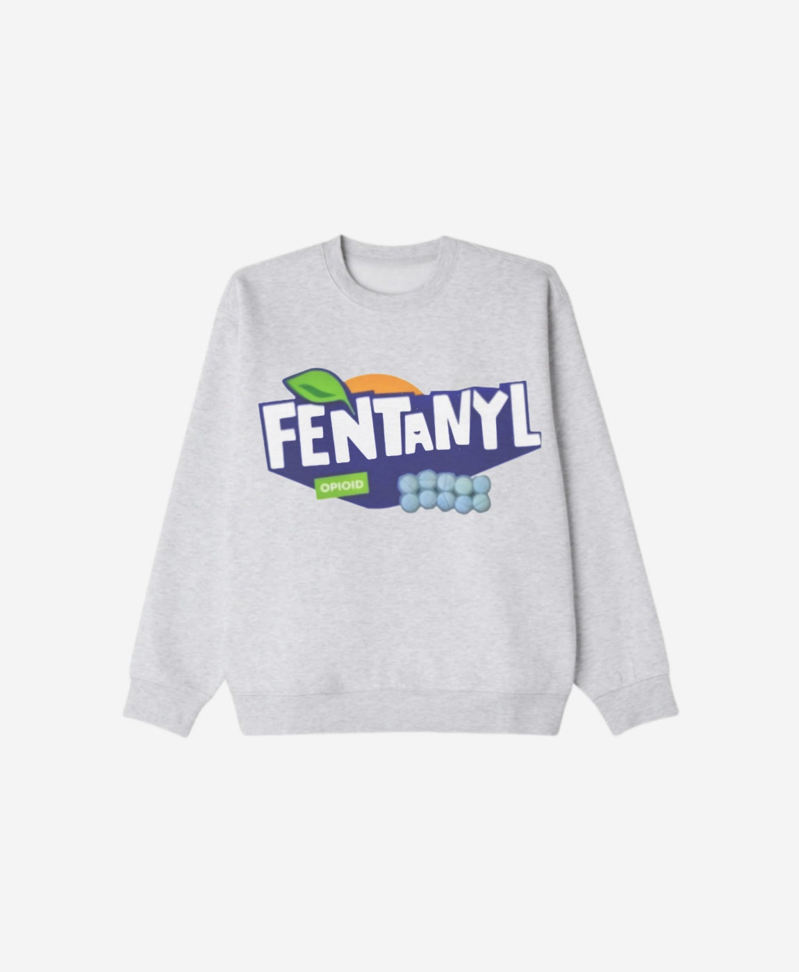 Regular Fit Sweatshirt - Fentanyl