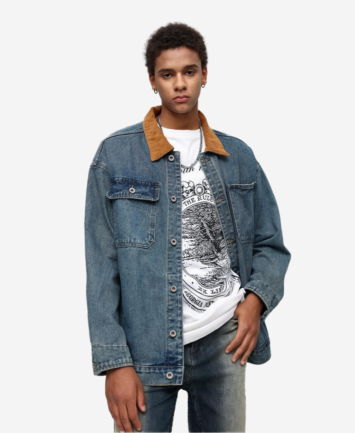 Regular Fit Durable Denim Jacket