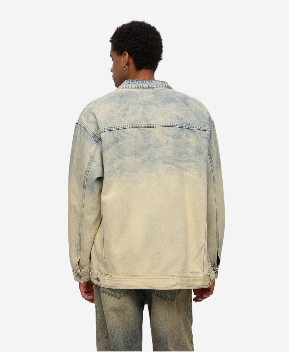 Regular Fit Washed Denim Jacket