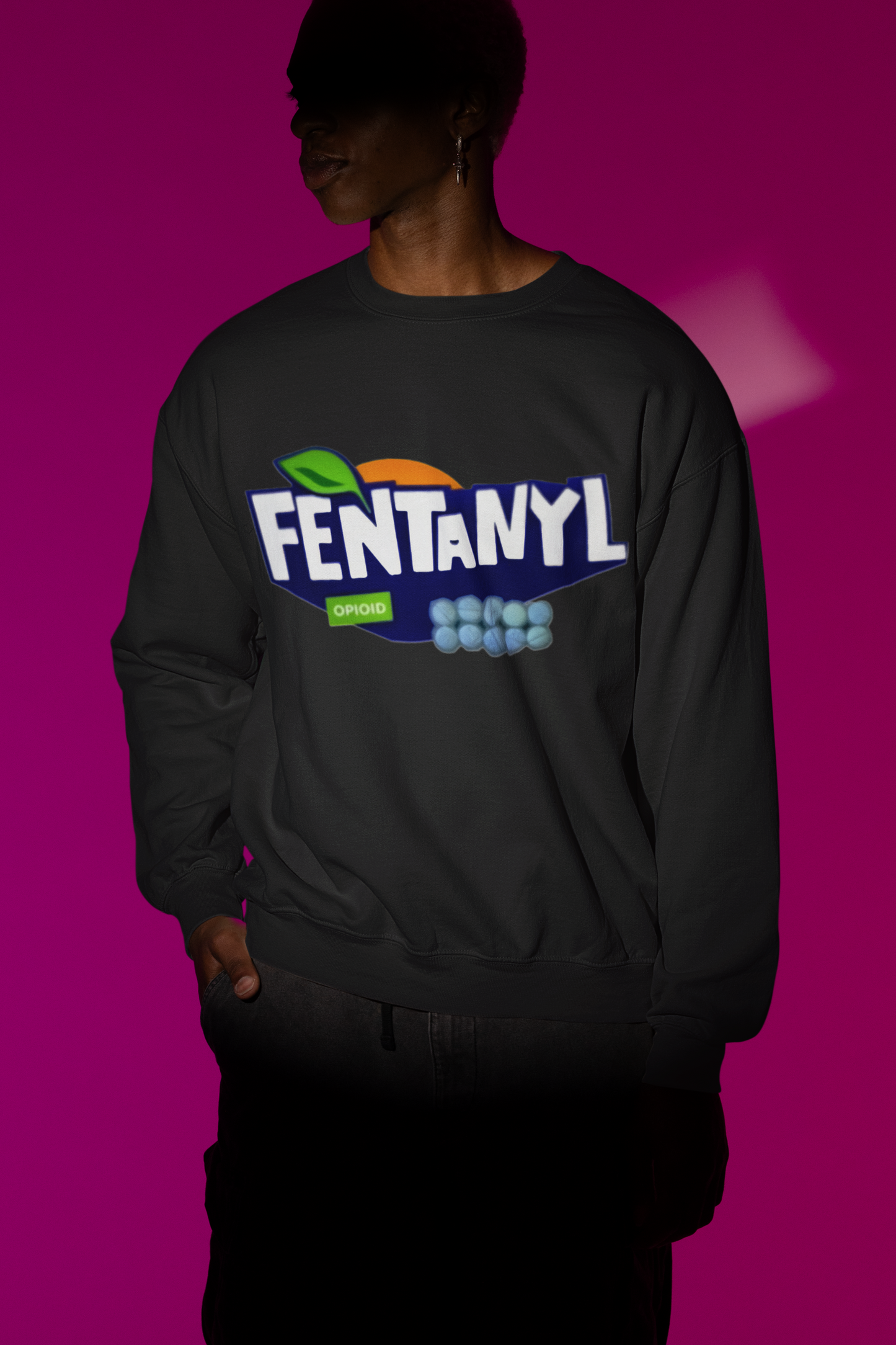 Regular Fit Sweatshirt - Fentanyl